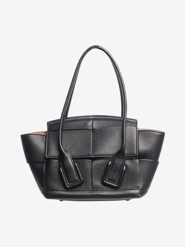 Black Arco mini tote bag