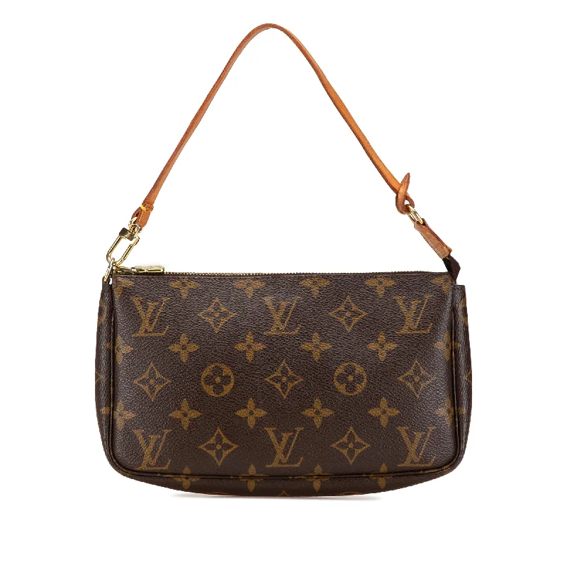 Brown Louis Vuitton Monogram Pochette Accessoires Shoulder Bag