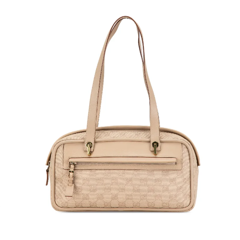 Brown Gucci GG Canvas Shoulder Bag