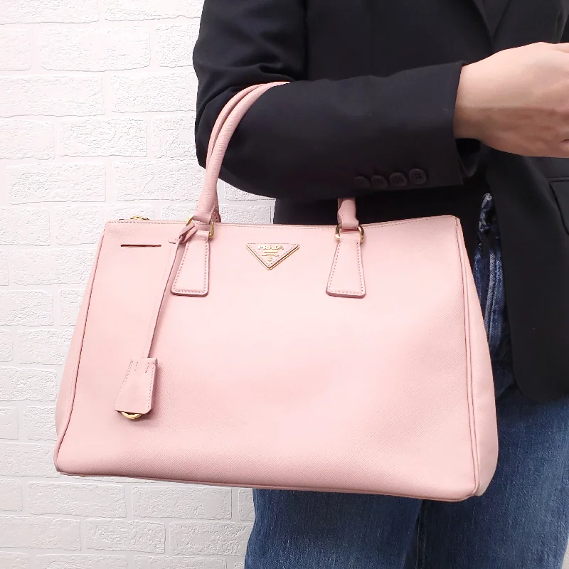 PRADA PINK SAFFIANO GALLERIA TOTE