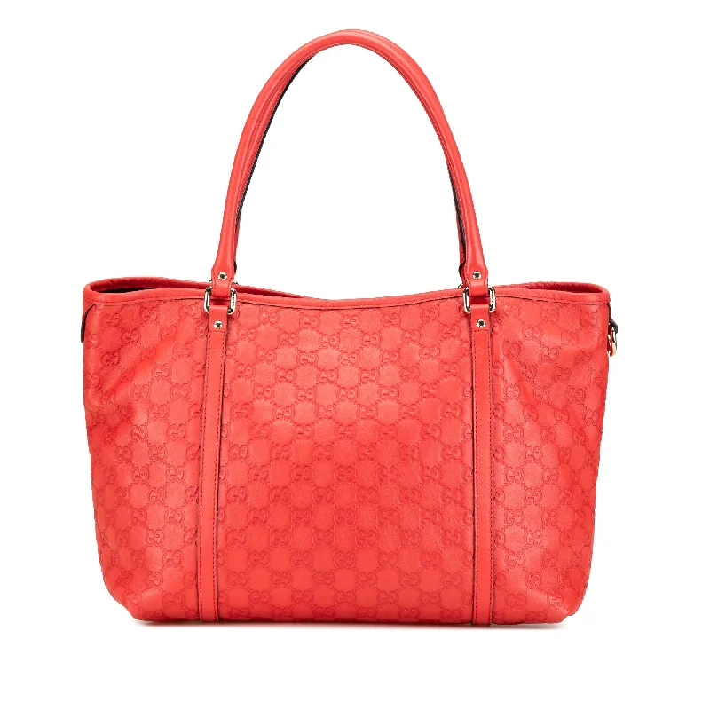 Red Gucci Medium Guccissima Joy Tote