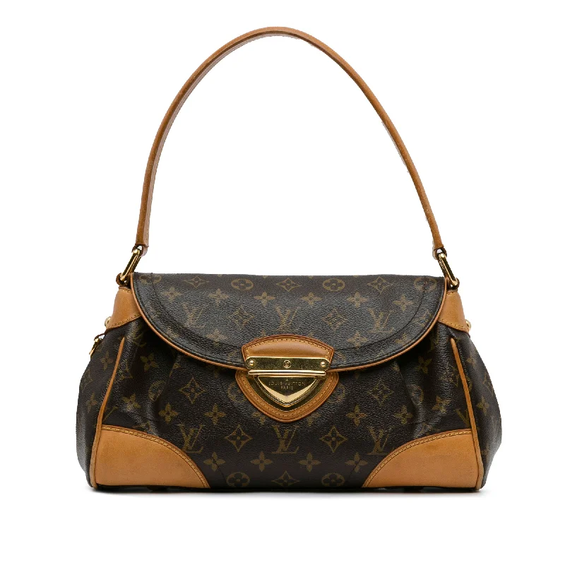 Brown Louis Vuitton Monogram Beverly MM Shoulder Bag