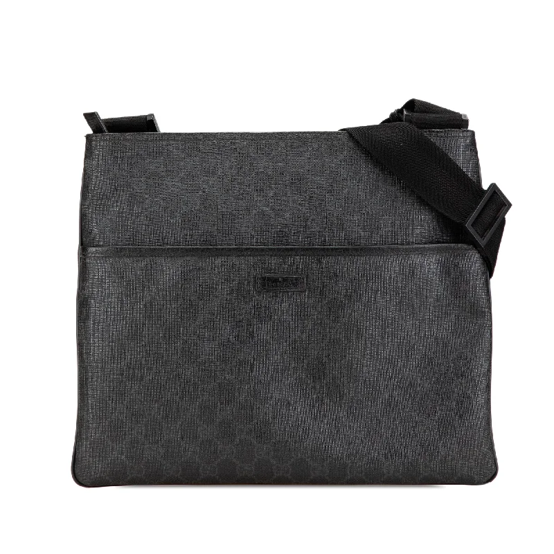 Black Gucci GG Supreme Crossbody