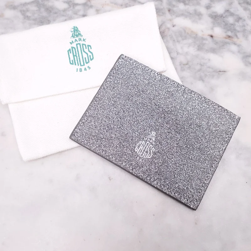 MARK CROSS SILVER SPARKLY CARD HOLDER ($225)