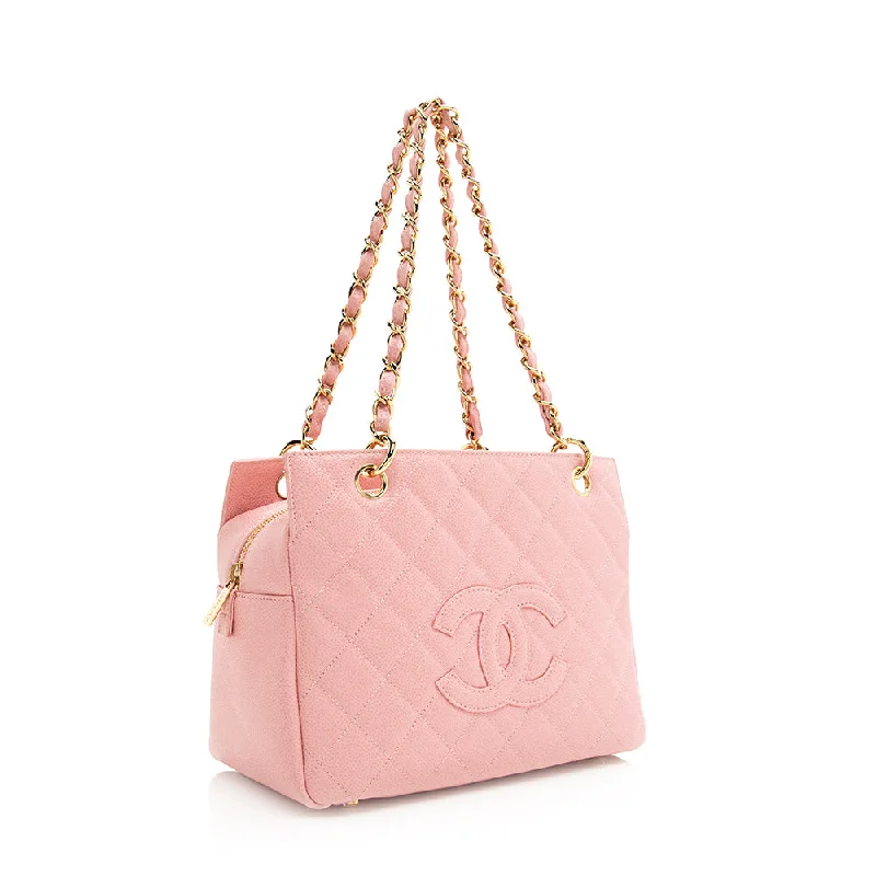 Chanel Caviar Leather Petite Timeless Tote (20301)