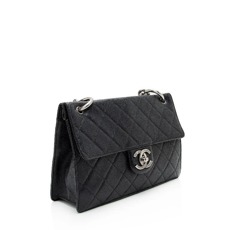 Chanel Caviar Leather Retro Class Medium Flap Bag (6qTNHe)