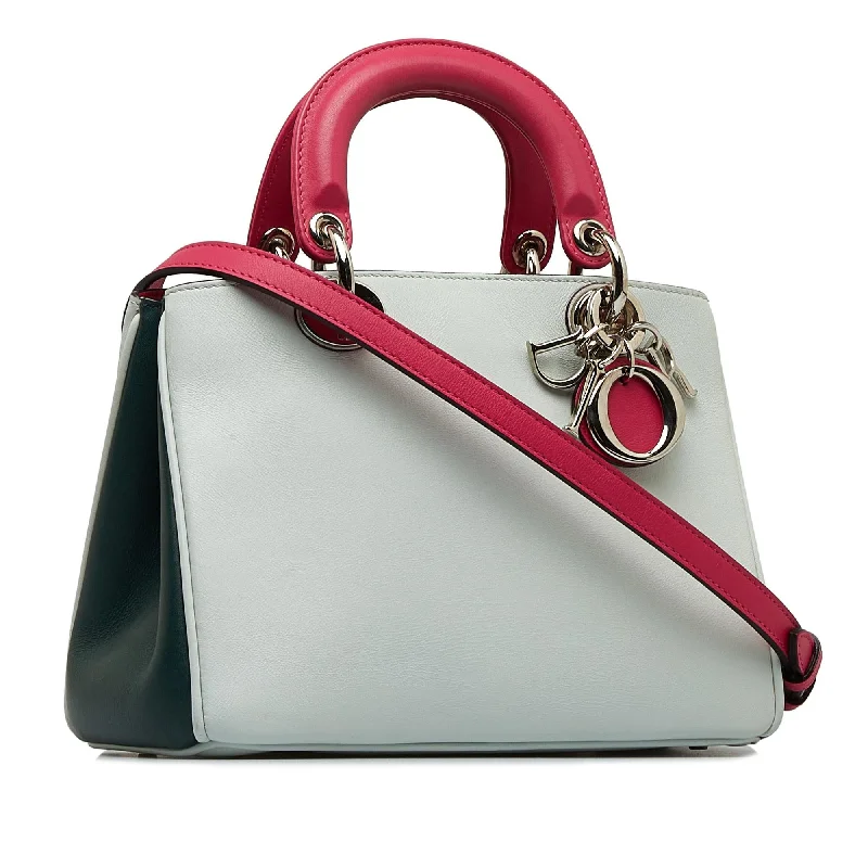 Dior Mini Diorissimo Tricolor Satchel (iouJ75)